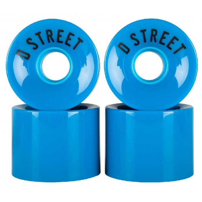 D STREET WHEELS 59 CENT 78A SKATEBOARD WIELEN (4-PACK) 59 MM - BLUE