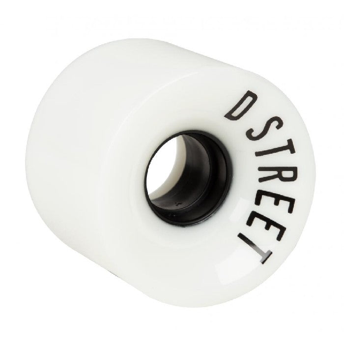 D STREET WHEELS 59 CENT 78A SKATEBOARDE WIELEN (4-PACK) 59 MM - WHITE