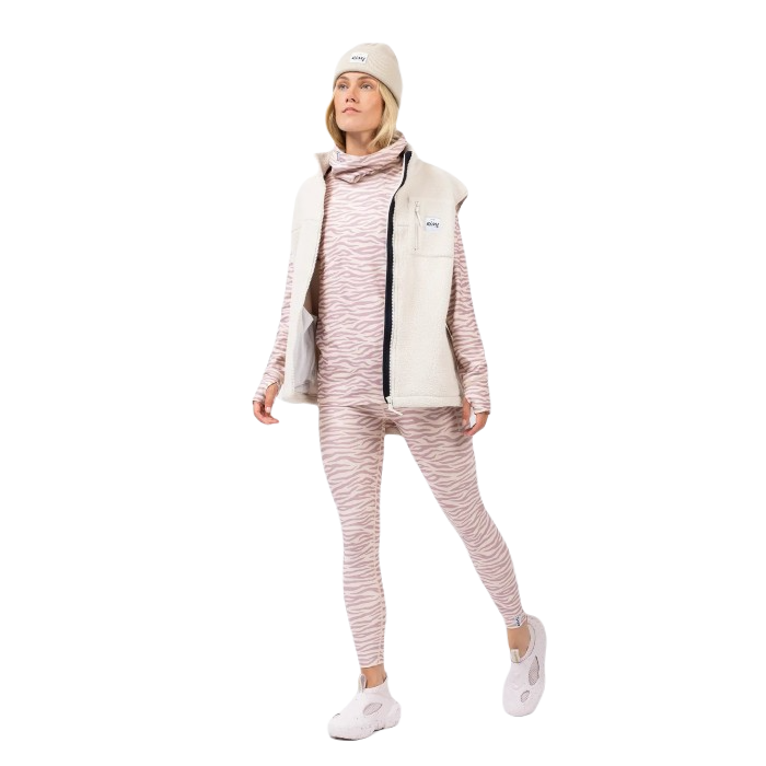 EIVY ICECOLD GAITER THERMOSHIRT PASTEL ZEBRA