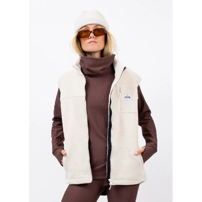 EIVY LUMBERJACKIE SHERPA BODYWARMER FADED CLOUD