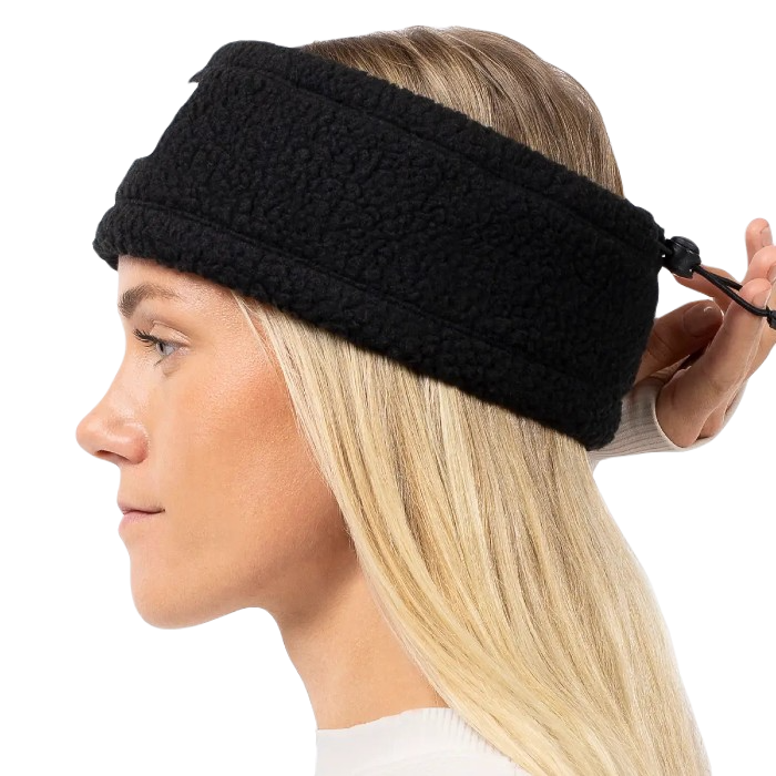 EIVY THROWBACK SHERPA HOOFDBAND BLACK