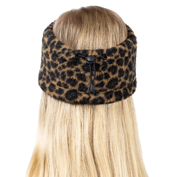 EIVY THROWBACK SHERPA HOOFDBAND LEOPARD