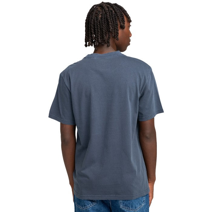 ELEMENT BASIC POCKET PIGMENT T-SHIRT BLUE