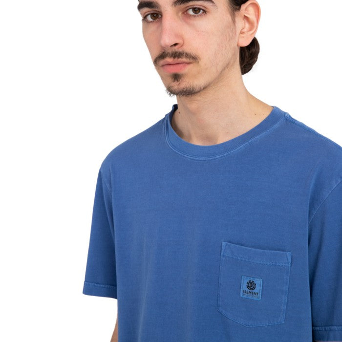 ELEMENT BASIC POCKET PIGMENT T-SHIRT - NOUVEAN NAVY