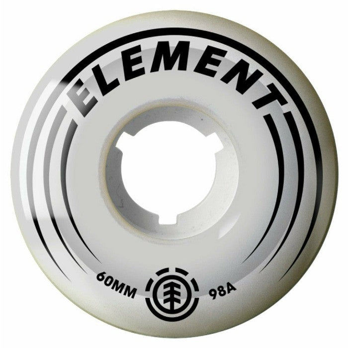 ELEMENT FILMER 78A SKATEBOARD WIELEN 60 MM - WHITE