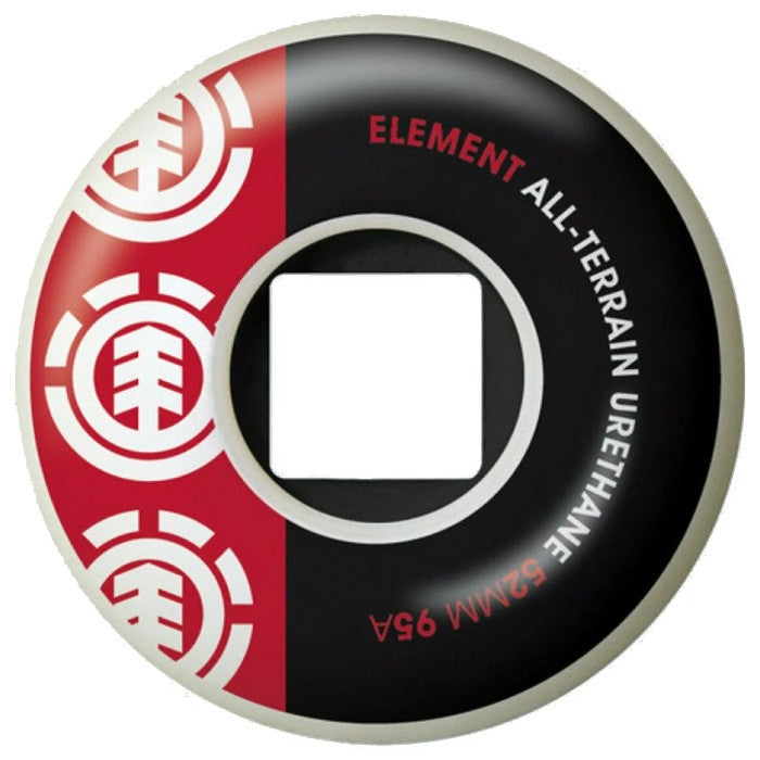 ELEMENT SECTION 99A SKATEBOARD WIELEN 52 MM - RED