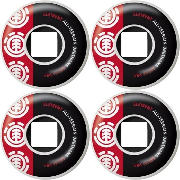 ELEMENT SECTION 99A SKATEBOARD WIELEN 52 MM - RED