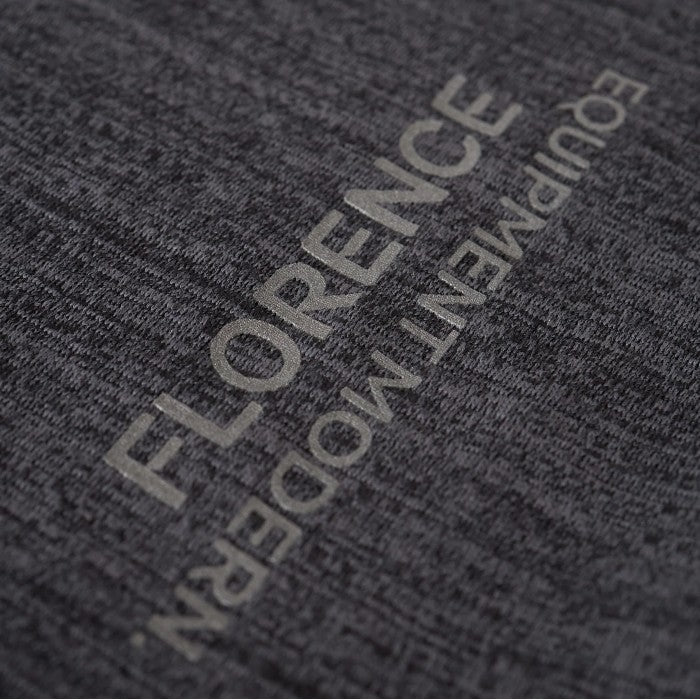 FLORENCE MARINE X AIRTEX LONG SLEEVE T-SHIRT - HEATHER CHARCOAL