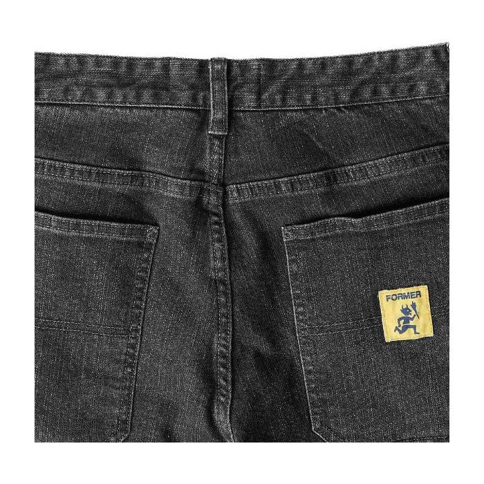 FORMER REYNOLDS DISTEND JEAN TROUSERS - BLACK STONE