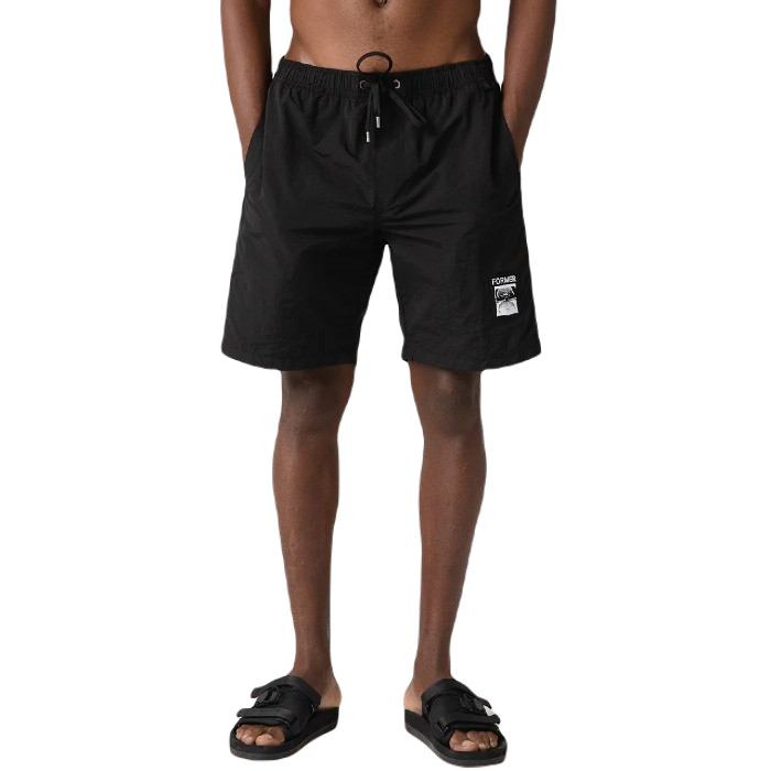 FORMER SWANS BAGGY SWIM TRUNKS - BLACK