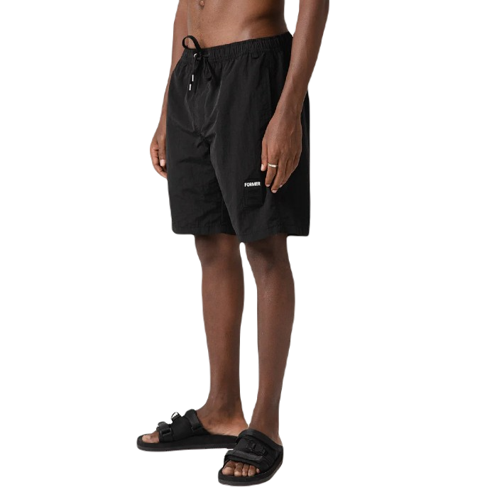 FORMER SWANS BAGGY SWIM TRUNKS - BLACK