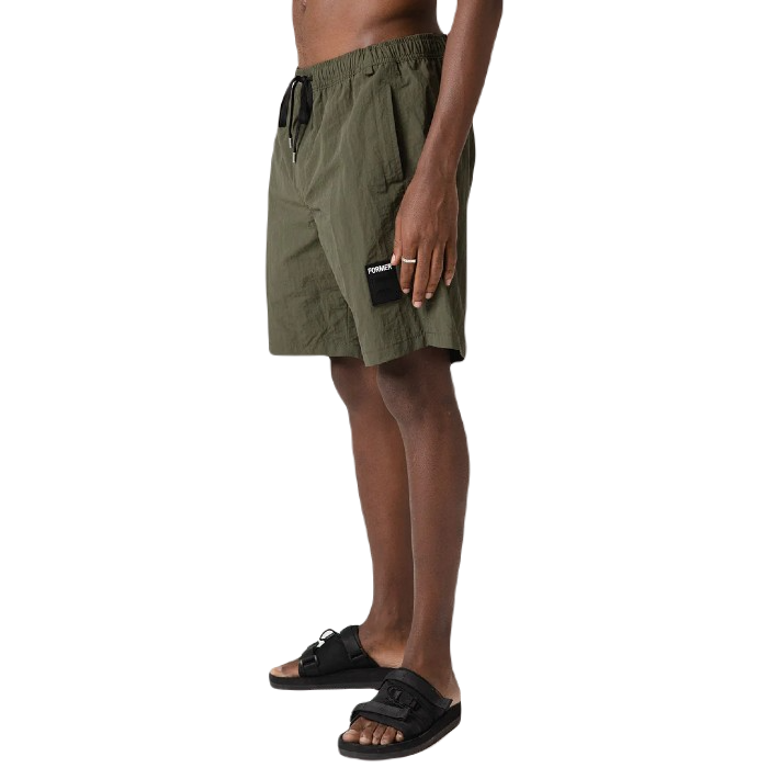 FORMER SWANS BAGGY SWIM TRUNKS - DEEP OLIVE