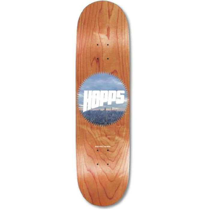 HOPPS SUN LOGO CITY SKATEBOARD DECK