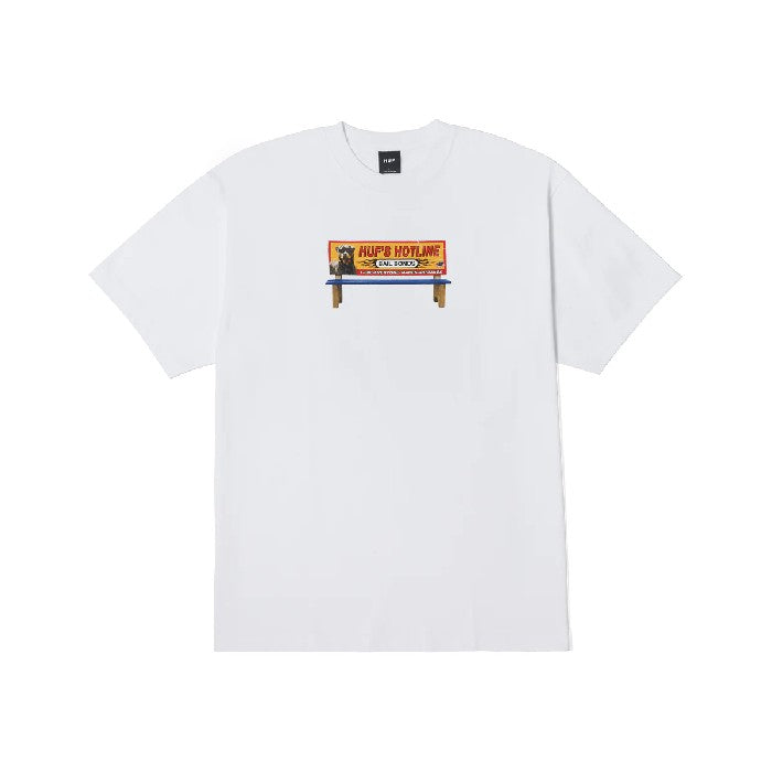 HUF BAIL BONDS SHORT SLEEVE T-SHIRT - WHITE