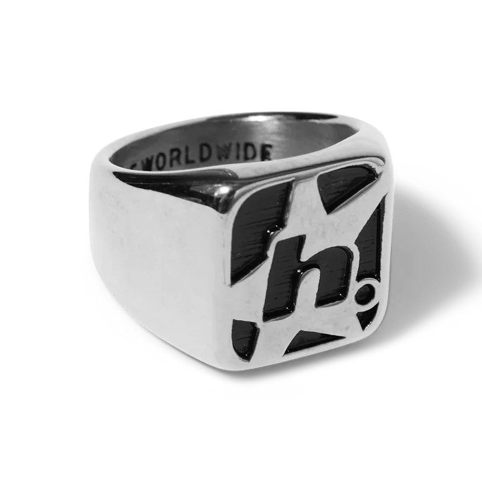 HUF H STAR RING SILVER