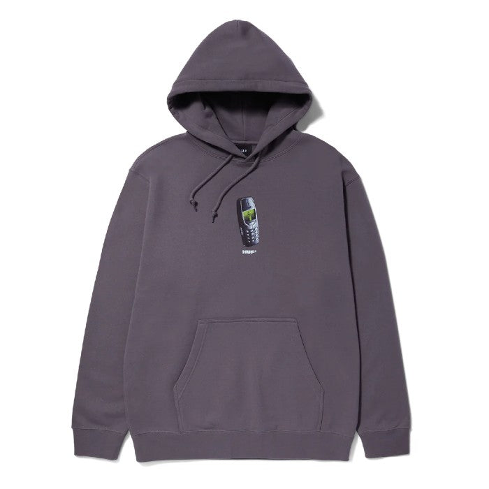 HUF MISSED CALL PULL OVER HOODIE LIGHT PLUM