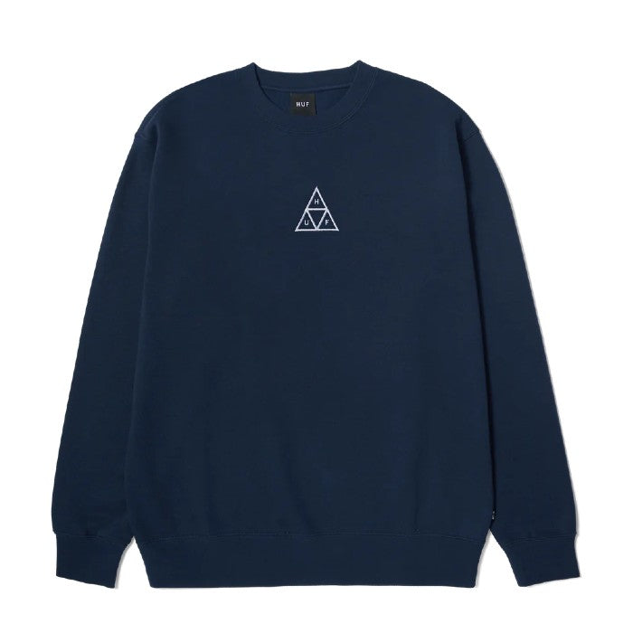 HUF SET TRIPLE TRIANGLE CREWNECK SWEATER NIGHTSHADE