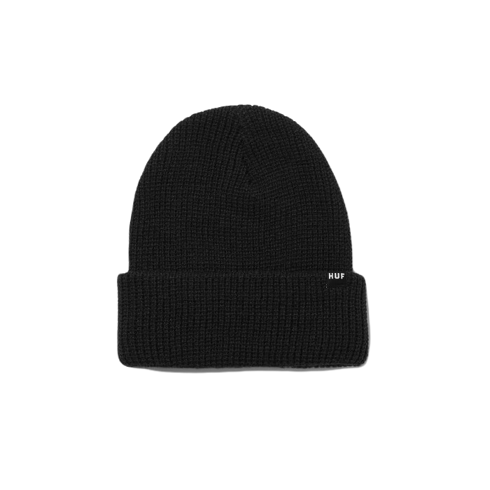 HUF SET USUAL BEANIE - BLACK The Old Man Boardsports Huf