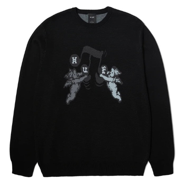 HUF SONG INTARSIA TRUI - BLACK