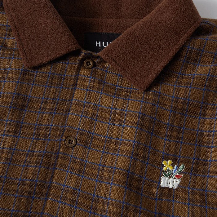 HUF WESTON FLEECE LINED SHACKET JAS ESPRESSO