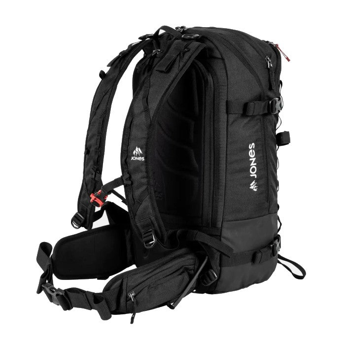 JONES HIGHER 32L SKI/SNOWBOARD RUGZAK STEALTH BLACK