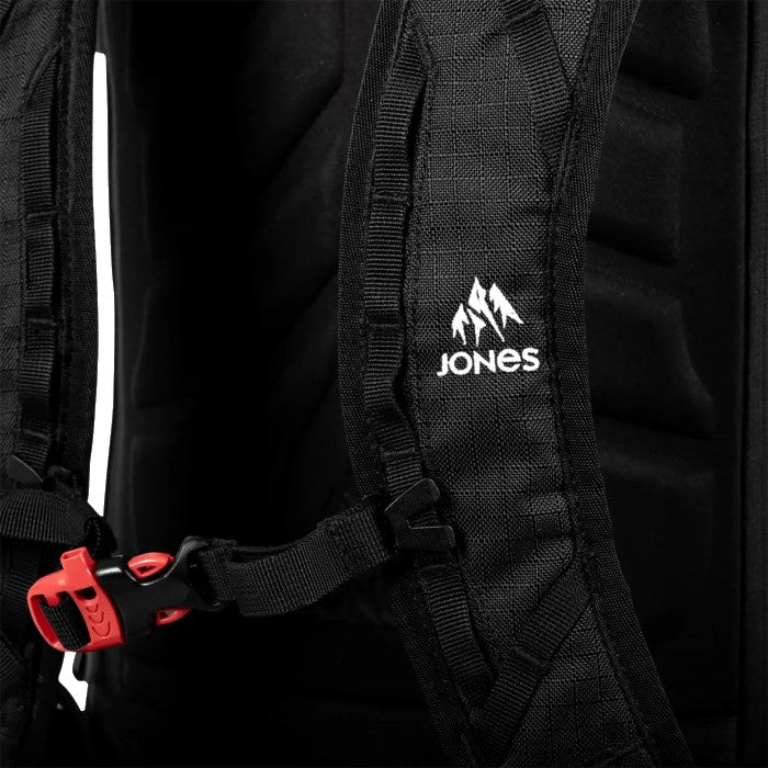 JONES HIGHER 32L SKI/SNOWBOARD RUGZAK STEALTH BLACK