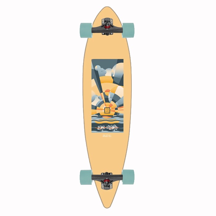 LONG ISLAND SOIL 38" X 9.5" PINTAIL LONGBOARD COMPLETE