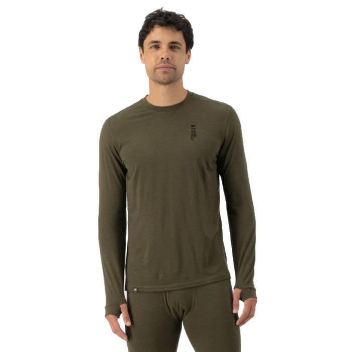 HUMAN CASCADE LS VLU - DARK OLIVE