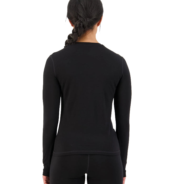 MONS ROYALE WOMENS CASCADE LONG SLEEVE THERMOSHIRT BLACK