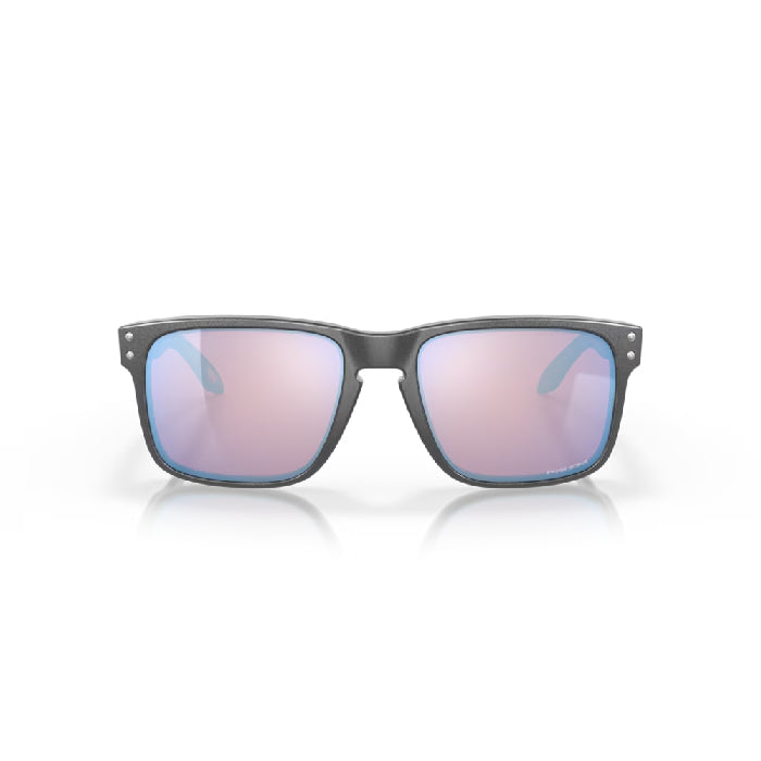 OAKLEY HOLBROOK ZONNEBRIL STEEL/PRIZM SNOW SAPPHIRE