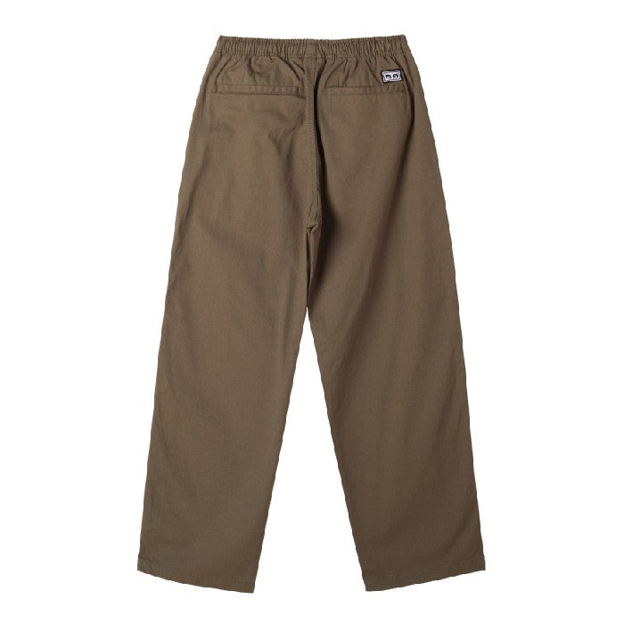 OBEY EASY TWILL BROEK TEA LEAF