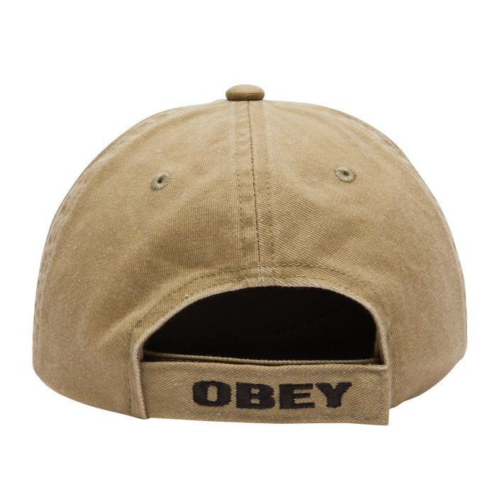 OBEY PIGMENT NOTHINGNESS 6 PANEL VE PET PIGMENT KHAKI MULTI