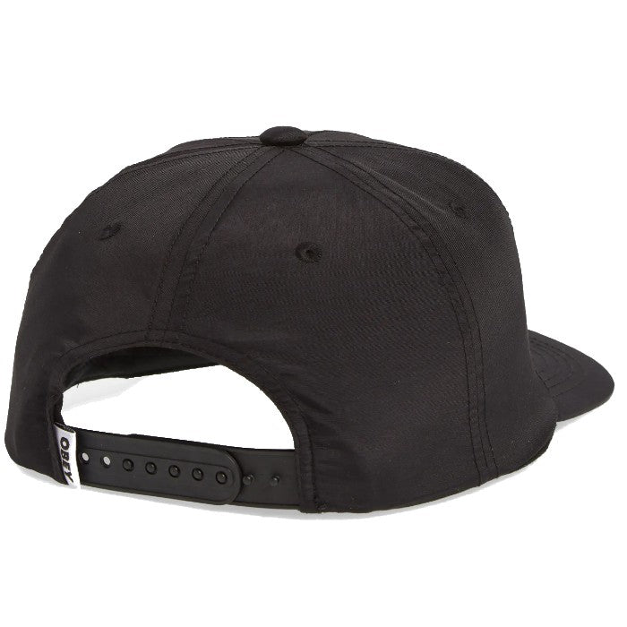 OBEY TROPICAL 5 PANEL NYLON SNAPBACK PET - BLACK