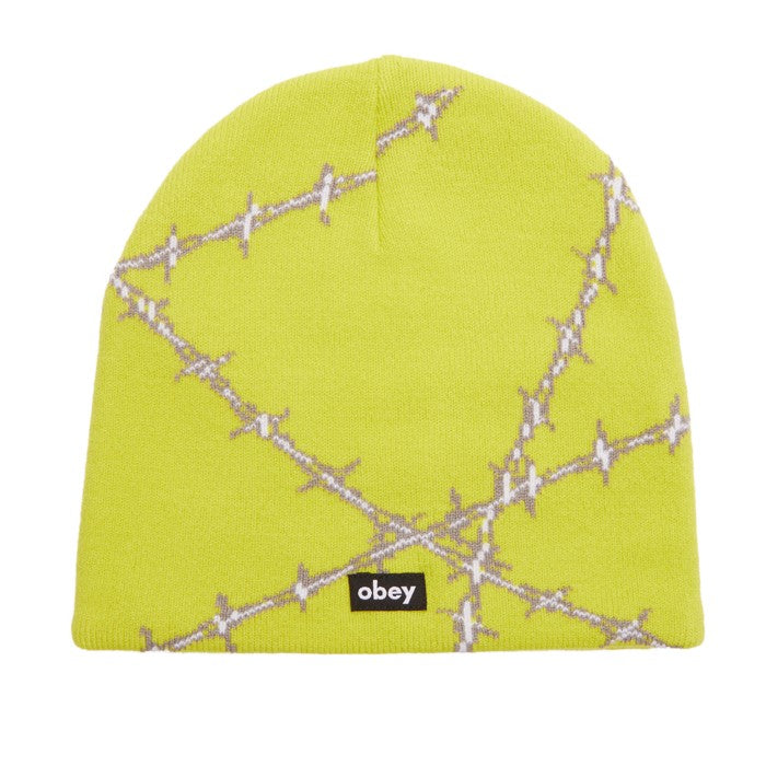 OBEY WIRE BEANIE EVENING PRIMROSE