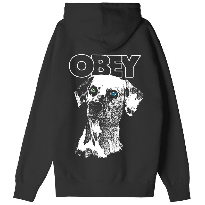 OBEY DALMATION HOODIE BLACK