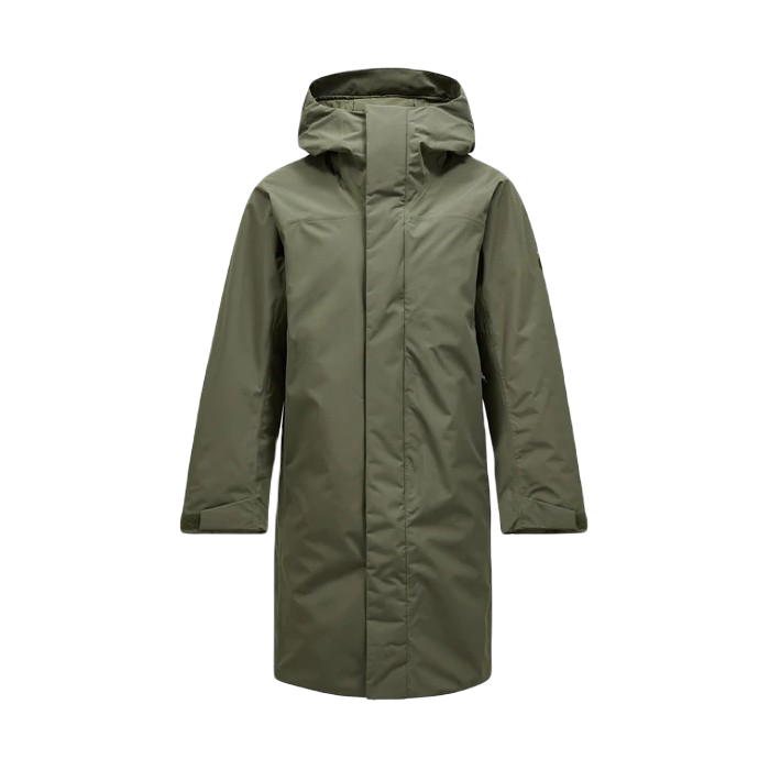 PEAK PERFORMANCE M TREELINE INSULATED PARKA JAS PINE NEEDLE