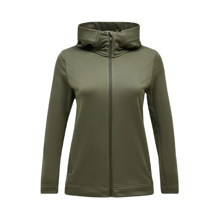 PEAK PERFORMANCE W RIDER TECH ZIP HOOD JAS PINE NEEDLE