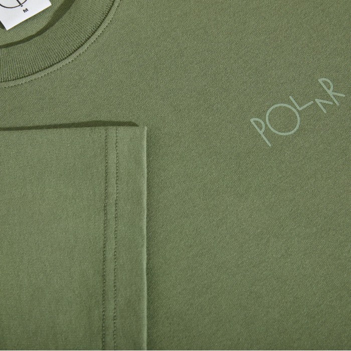 POLAR CONTRAST T-SHIRT - MOSS GREEN The Old Man Boardsports Polar