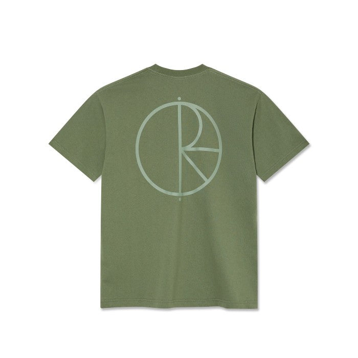 POLAR CONTRAST T-SHIRT - MOSS GREEN The Old Man Boardsports Polar