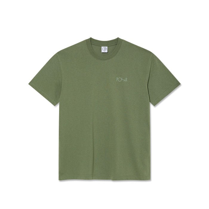 POLAR CONTRAST T-SHIRT - MOSS GREEN The Old Man Boardsports Polar