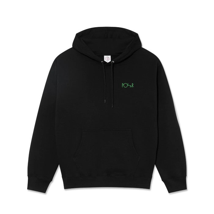 POLAR DAVE HOODIE OURSELVES COLLAGE - BLACK The Old Man Boardsports Polar