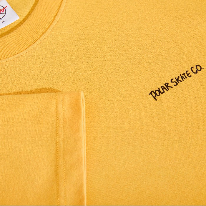 POLAR DUAL LIVING T-SHIRT - YELLOW The Old Man Boardsports Polar