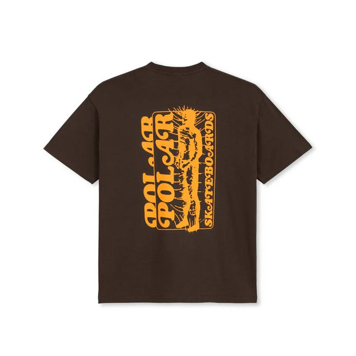 POLAR FIELDS T-SHIRT - CHOCOLATE