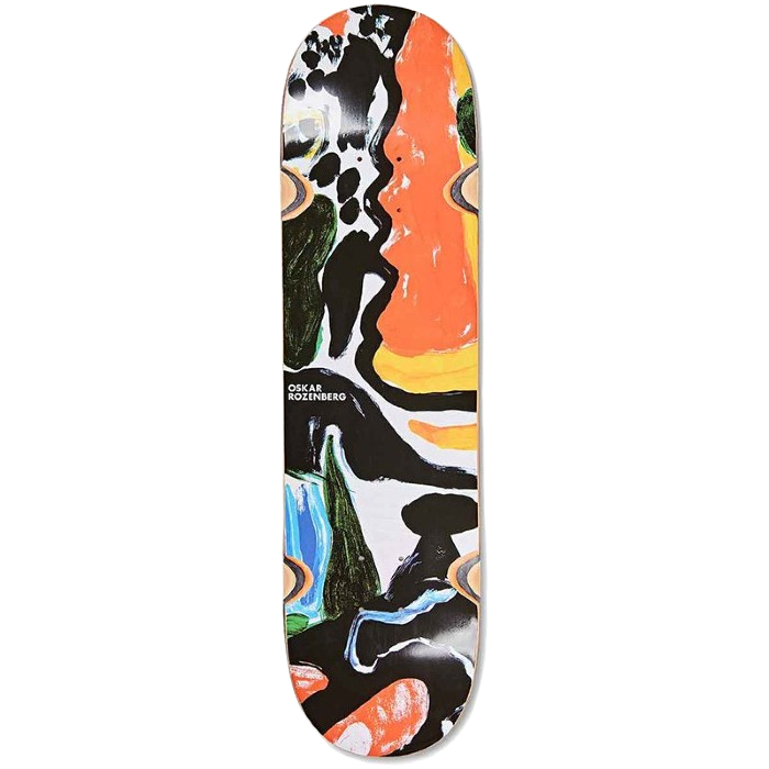 POLAR OSKAR ROZENBERG FACESCAPE 8.25" WHEEL WELLS SKATEBOARD DECK