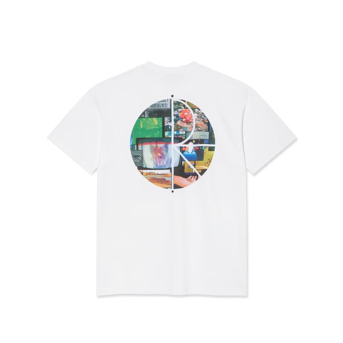 POLAR OURSELVES COLLAGE T-SHIRT - WHITE The Old Man Boardsports Polar