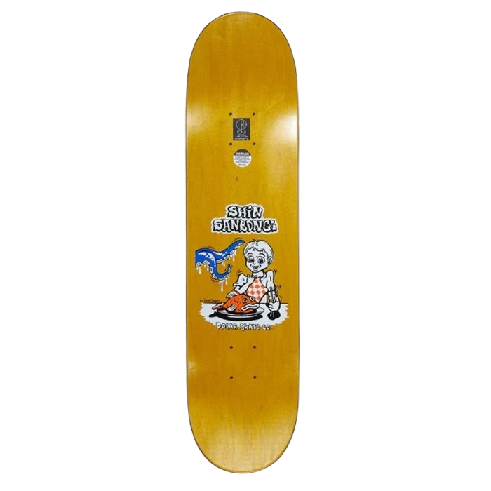 POLAR SHIN SANBONGI FISH HEAD 8.5" SKATEBOARD DECK