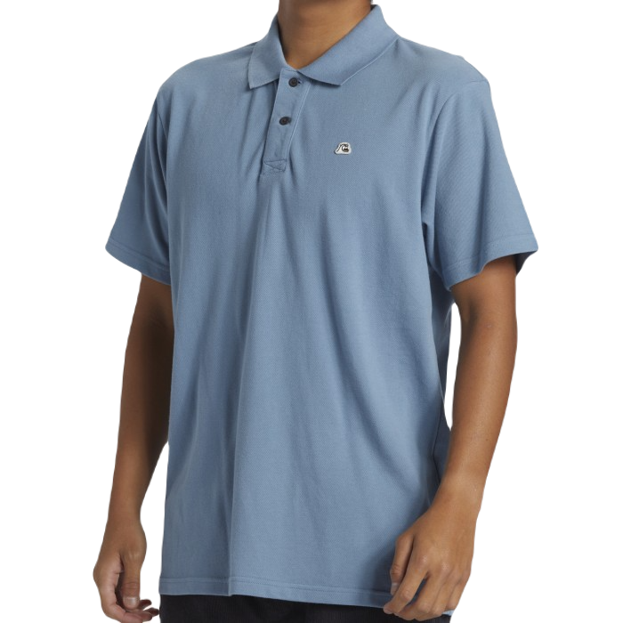 QUIKSILVER DNA POLO - BLUE SHADOW