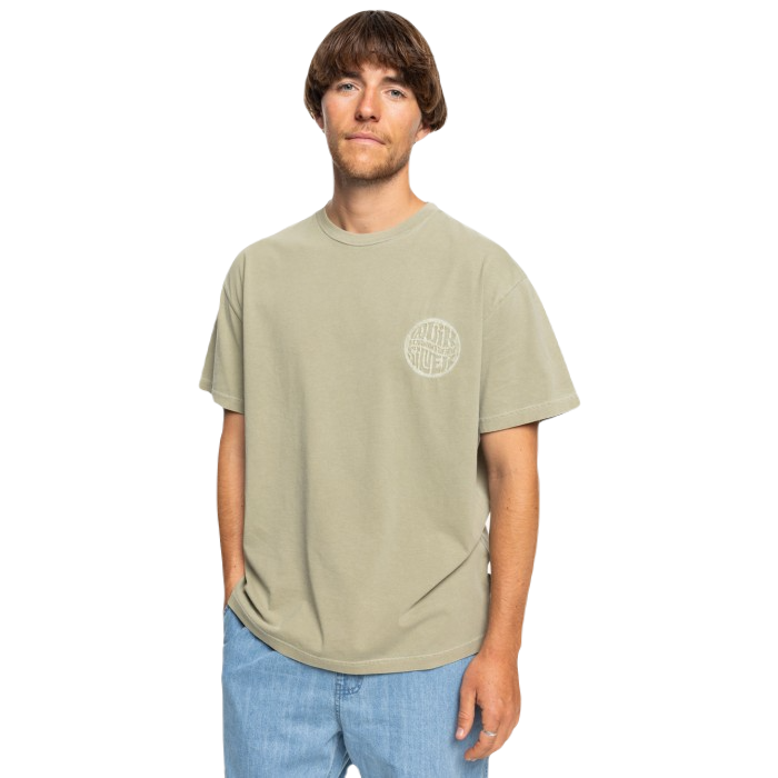 QUIKSILVER EMBY MINERAL T-SHIRT CYPRESS