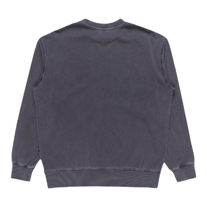 QUIKSILVER GARMENT DYE CREW SWEATER ESTATE BLUE