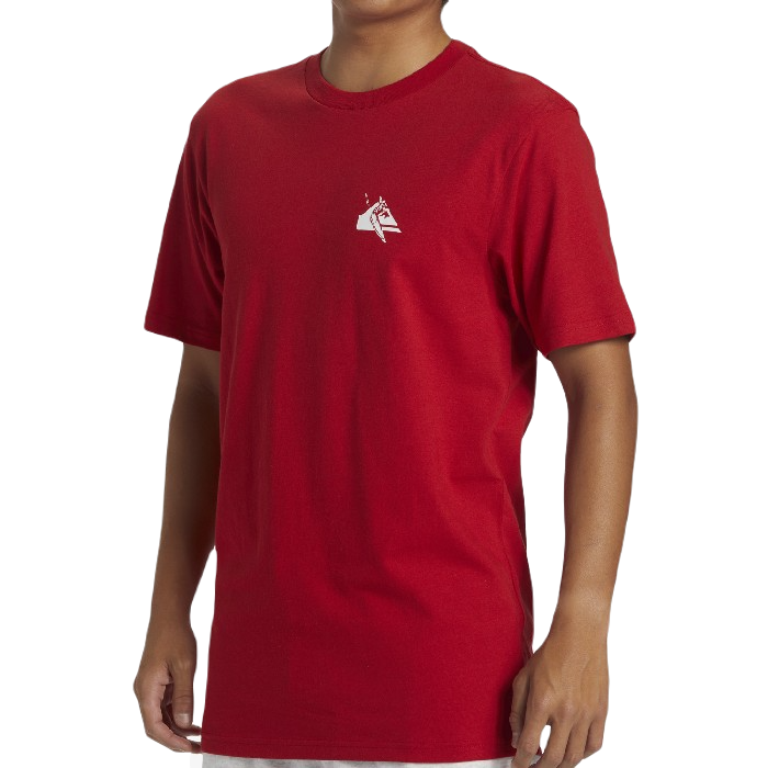 QUIKSILVER QS DNA PETROGLYPH T-SHIRT - SALSA